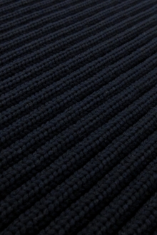 Nylon Rib Knit in Navy0