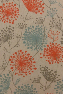 Cotton Rayon Canvas Floral Print0