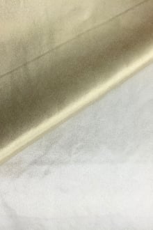 Metallic Coated Double Face Silk Satin0