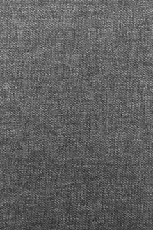 Poly Cotton Linen Blend Twill in Smoke Grey0