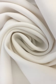 Polyester Stretch Crepe in Off White0