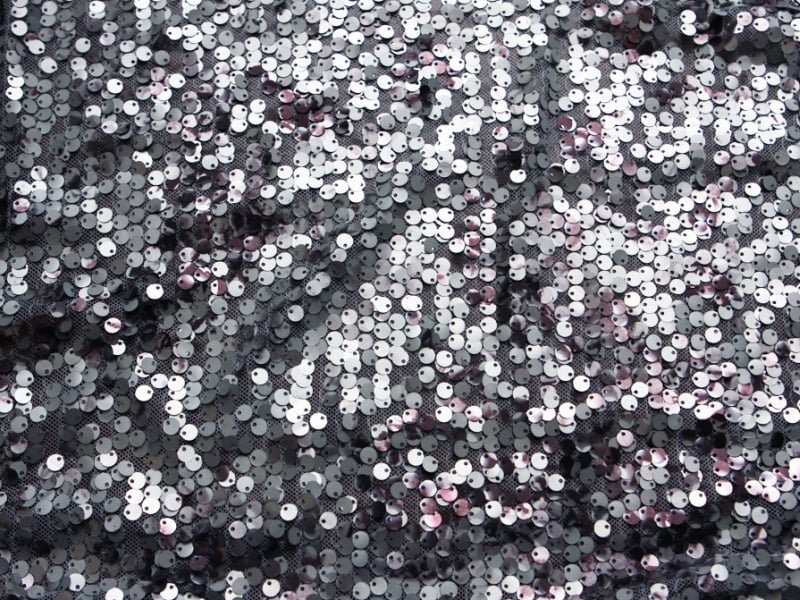Novelty Printed Sequins on Tulle0