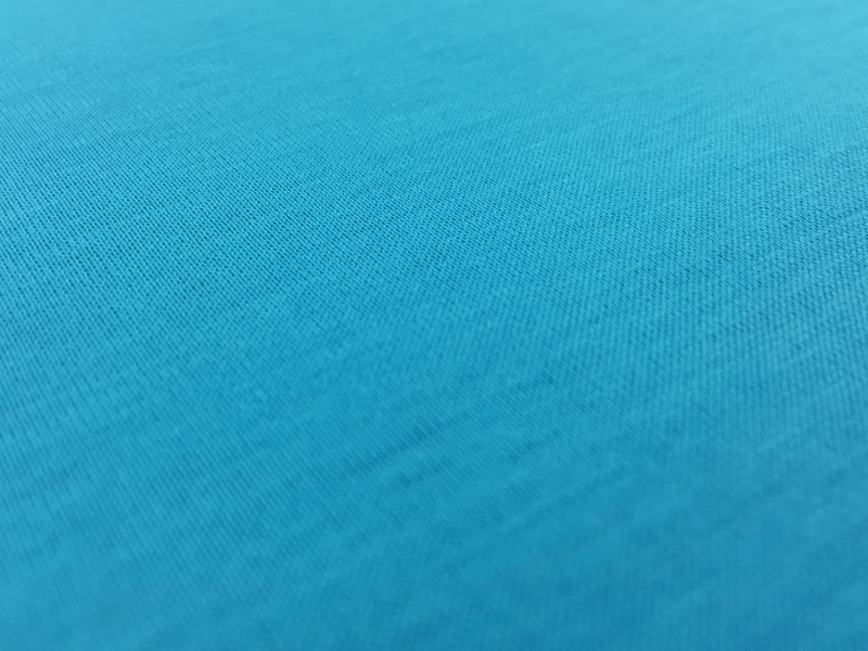 Italian Cotton Jersey in Zircon Blue0