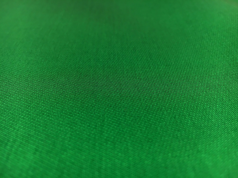 Silk and Polyester Zibeline in Kelly Green1