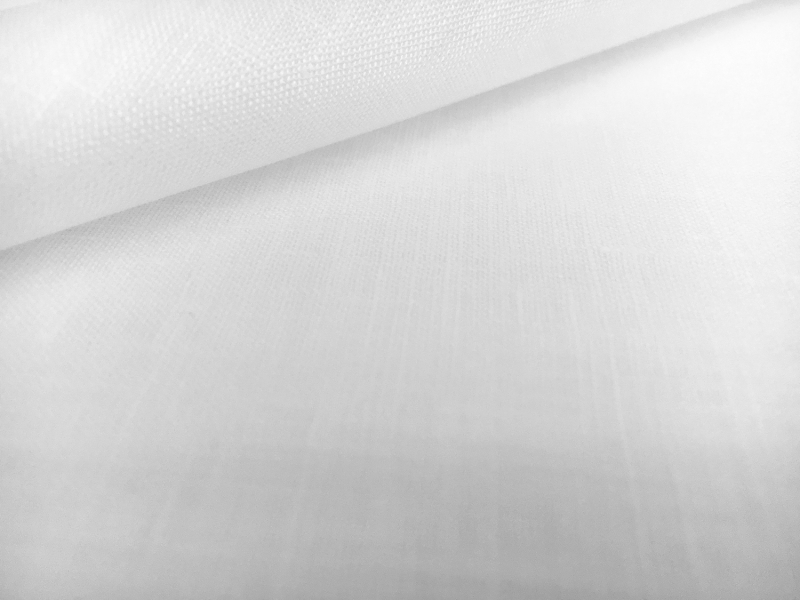 Belgian Sanforized Linen in Optic White0