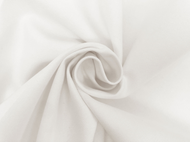 Cotton Chino Twill in White1