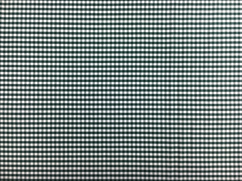 1/8" Cotton Gingham in Forest Green0