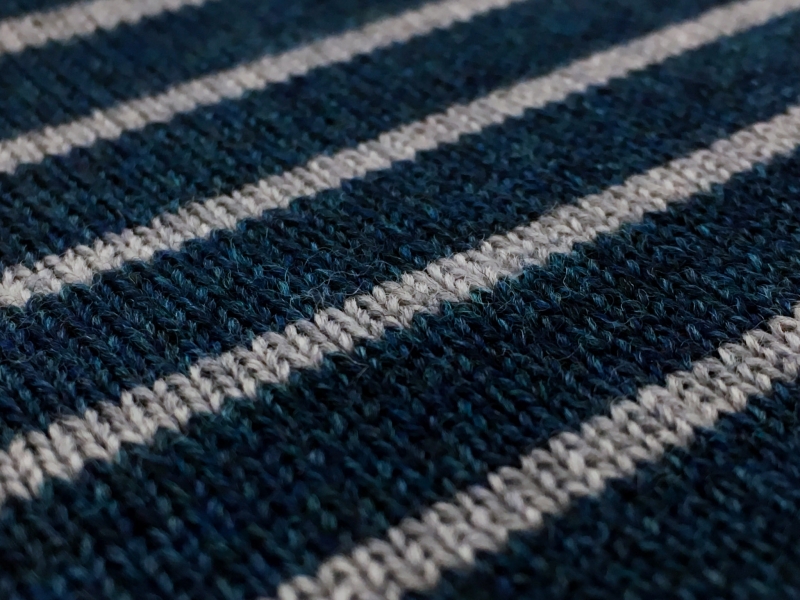 Virgin Wool Knit Stripe | B&J Fabrics
