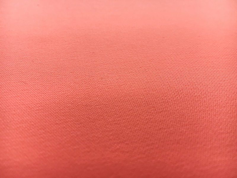 Polyester and Spandex Stretch Crepe in Coral1