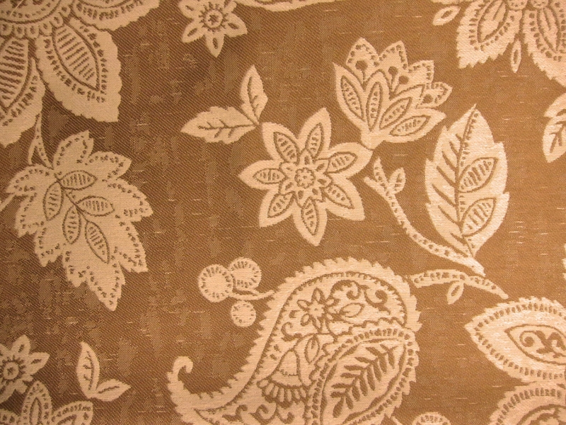 Outdoor Poly Upholstery Floral Paisley Pattern0
