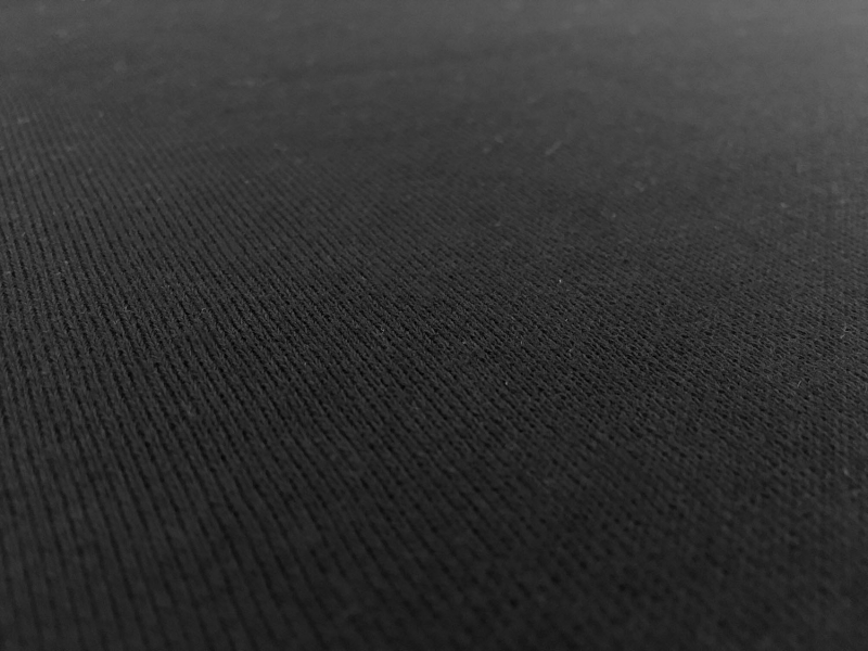 Japanese Cotton Sweatshirt Fleece in Black2