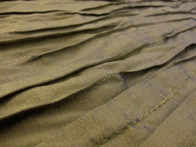 Iridescent Tucked Silk Shantung2