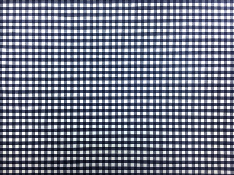 1/4" Cotton Gingham in Navy0