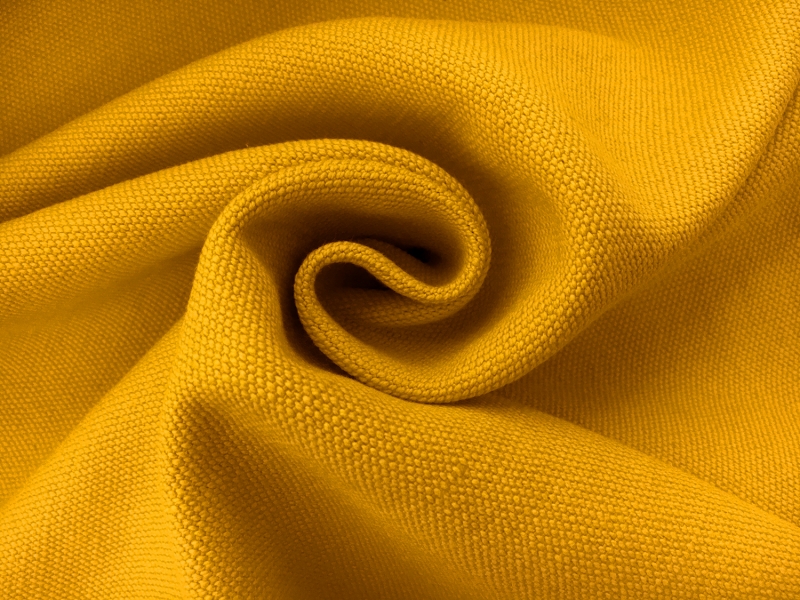 Linen and Cotton High Performance Upholstery in Egg Yolk1