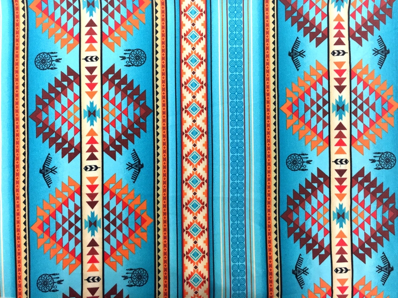 Cotton Print With Native Motif0
