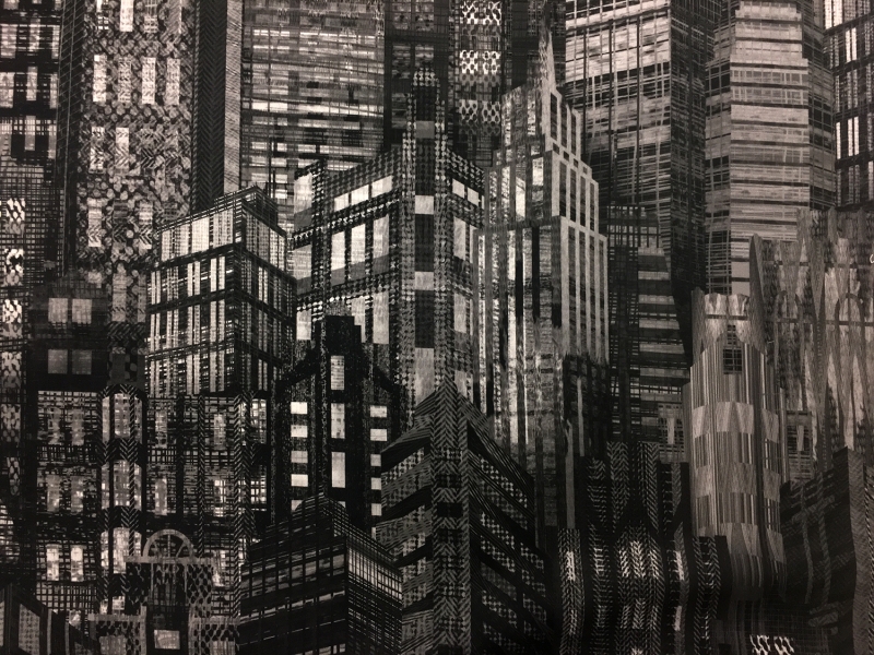 City Skyline Printed Cotton2