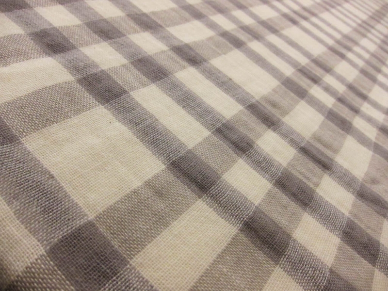 Japanese Woven Plaid Double Layer Gauze | B&J Fabrics