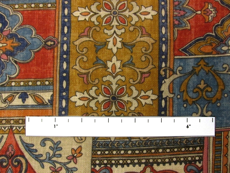 Linen Blend Upholstery Gypsy Pattern1