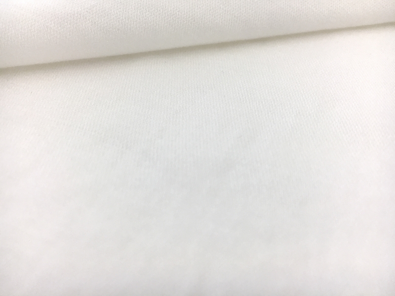 Cotton Blend Stretch Satin Barathea in White1