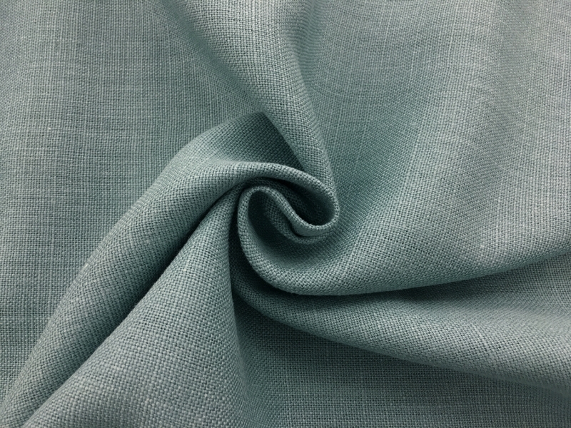 Upholstery Linen in Corsican Blue1