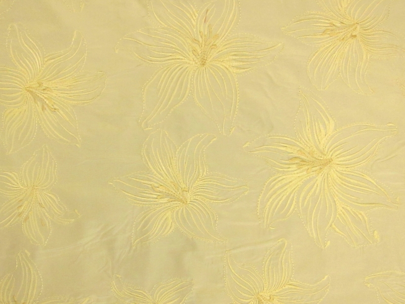 Embroidered Silk Tafetta1