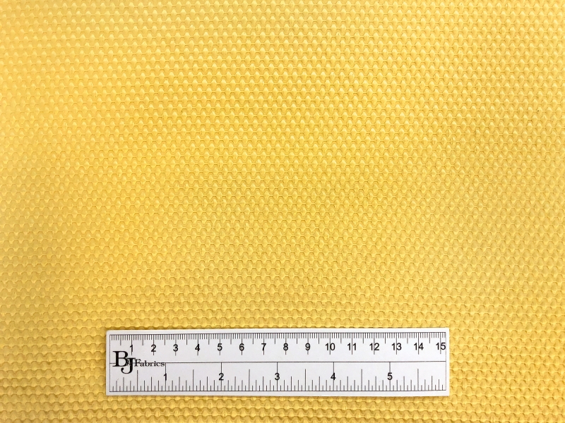 Stretch Cotton Poly Blend Pique in Yellow3