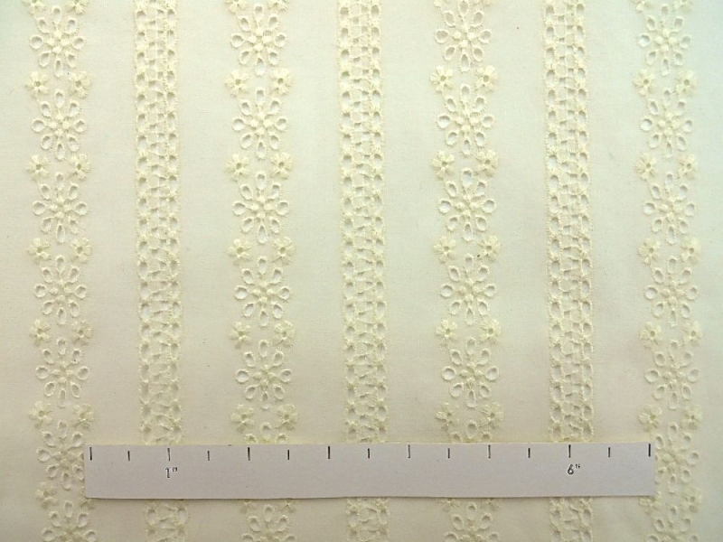 Swiss Cotton Voile Eyelet1