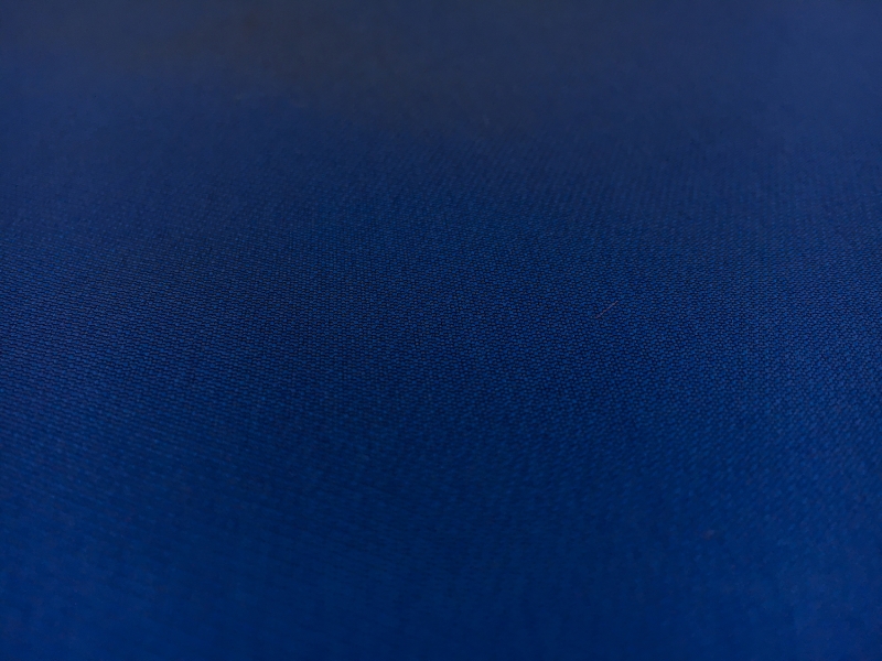Silk and Polyester Zibeline in Cobalt1