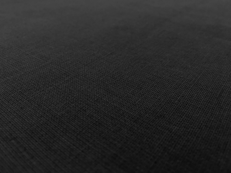 Italino Handkerchief Linen in Black0