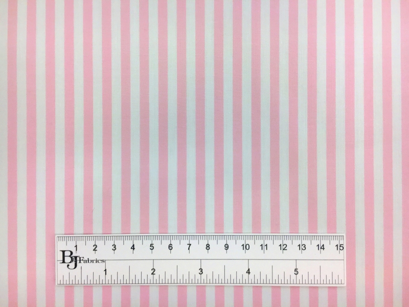Pima Cotton Shirting Stripe in Pink3