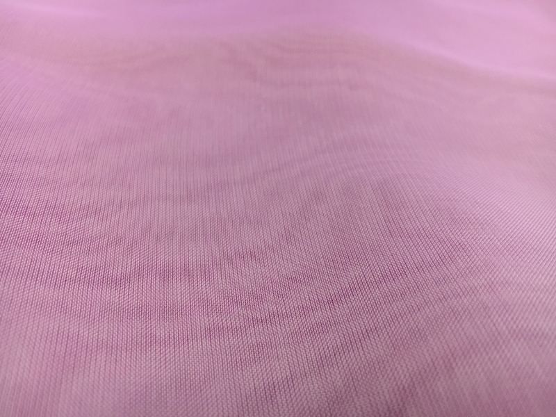 Iridescent Polyester Chiffon in Old Rose2