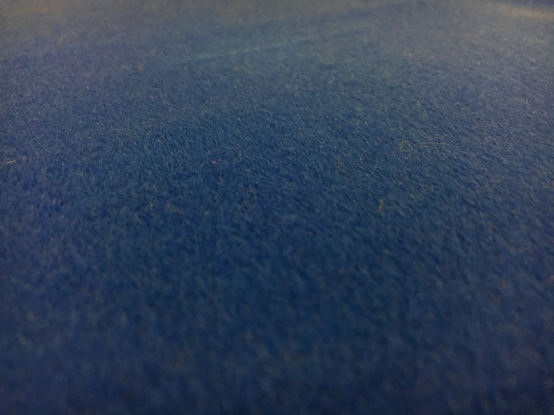 Italian Cashmere Wool Blend Coating in Bright Blue0