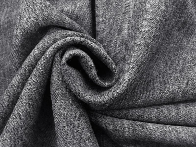 Austrian Virgin Wool Knit in Heather Grey | B&J Fabrics