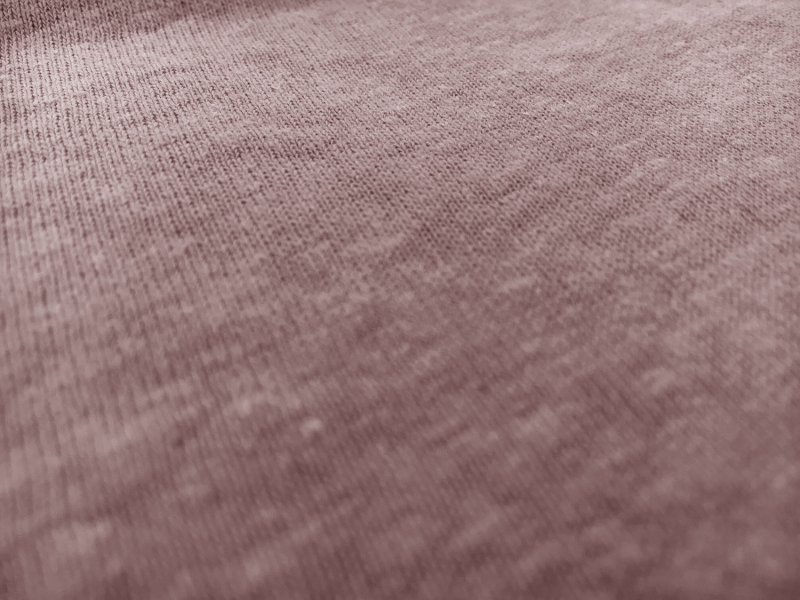 Hemp and Organic Cotton Jersey in Mauve | B&J Fabrics