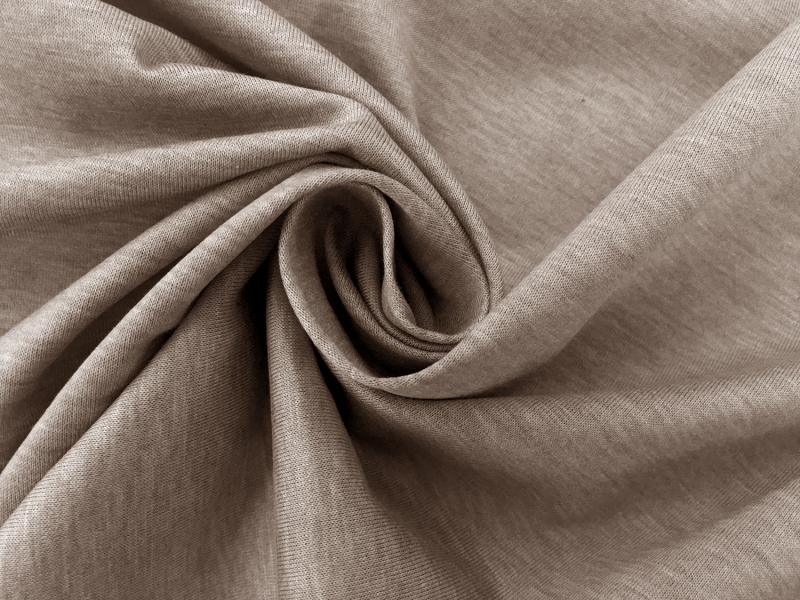 Italian Cotton Jersey in Heather Chamoisee1