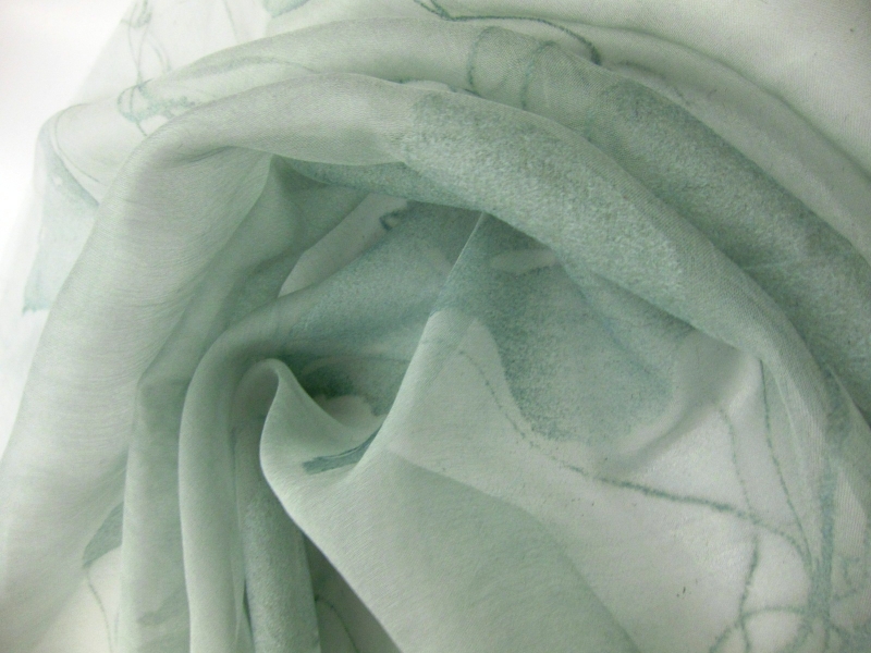Embossed Silk Chiffon | B&J Fabrics