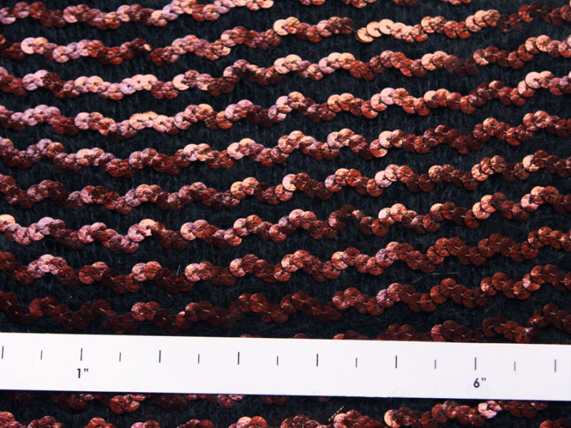 Sequins on Wool 1