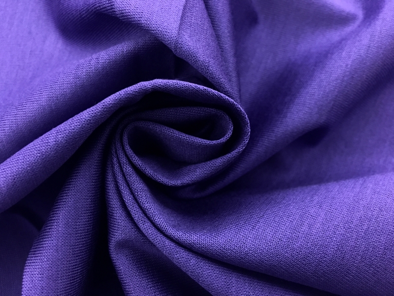 Italian Cotton Jersey in Purple1