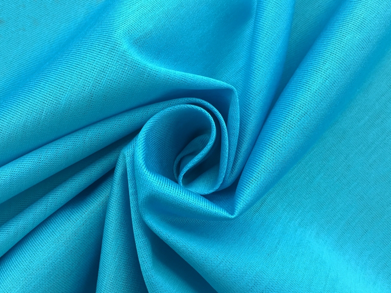 Italian Cotton Jersey in Zircon Blue1
