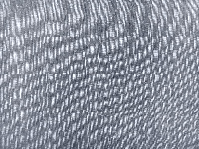 Washed Linen Rayon Blend Chambray in Blue | B&J Fabrics