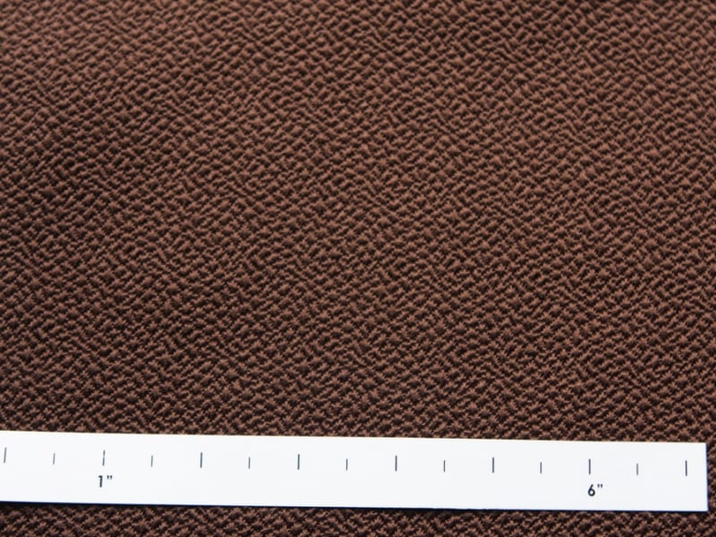 Silk and Wool Hammered Satin in Brown1