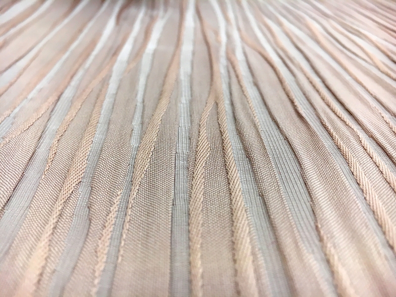Wide Width Polyester Ripple Cloth in Sandstone0