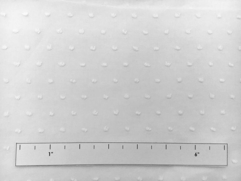 Cotton Poly Swiss Dot in Optic White2