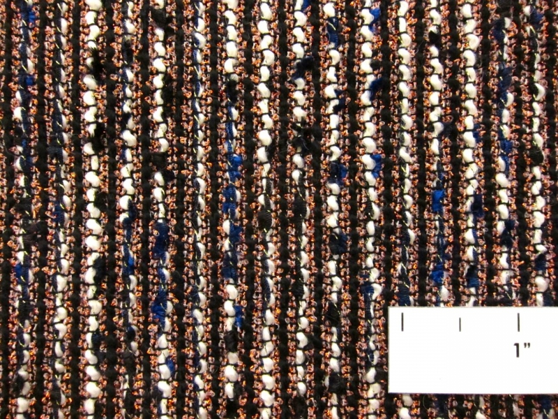 Wool Blend Metallic Tweed1