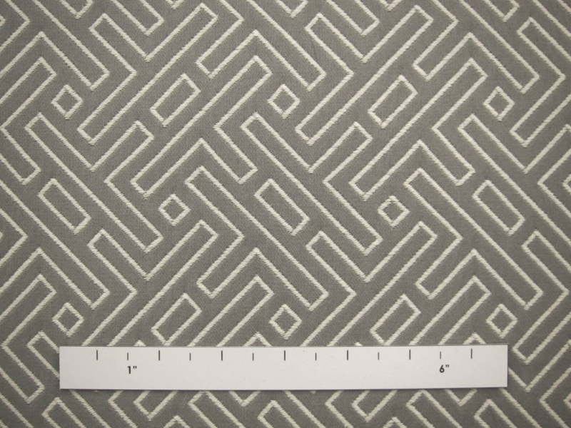 Cotton Blend Upholstery Labyrinth Brocade 1