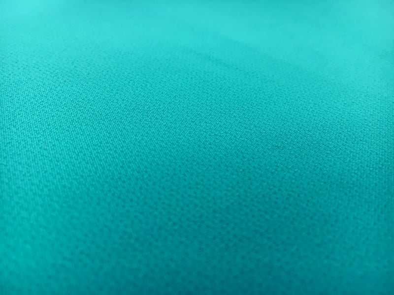 Polyester Stretch Crepe in Aqua1