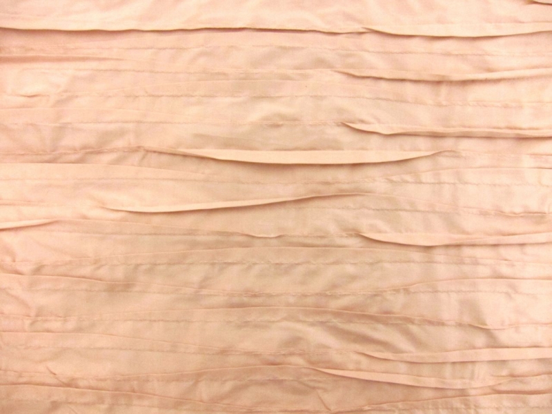 Tucked Silk Shantung | B&J Fabrics