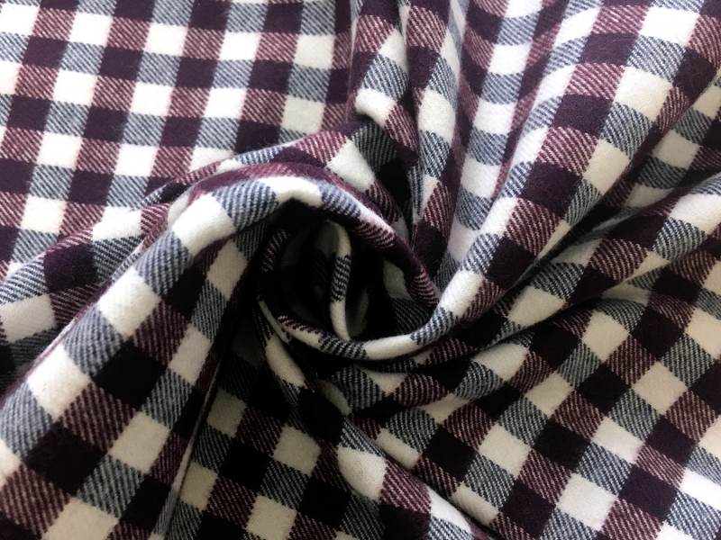 Cotton Wool Blend Flannel Check1