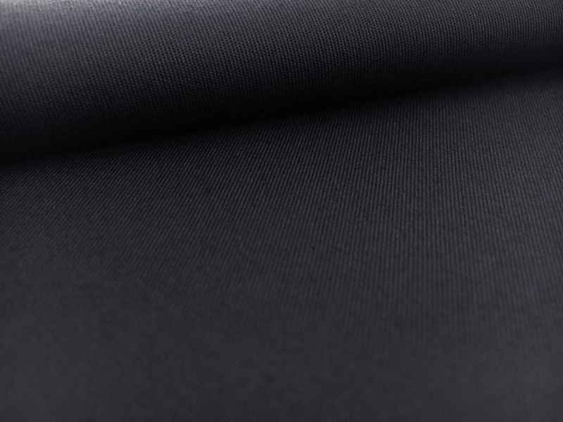 Japanese Stretch Cotton Blend Twill in Black2