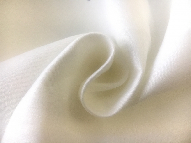Heavy Linen Satin Upholstery in White1
